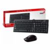 KIT TECLADO Y MOUSE GENIUS KM-8101 MULTIMEDIA PILAS AA INCLUIDAS INALAMBRICO NEGRO