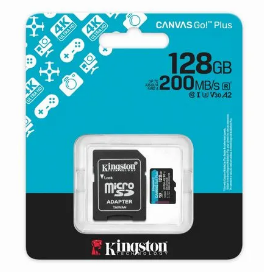 MICROSD 128GB KINGSTON SDCG4/128GB CLASE 10 200MB CON ADAPTADOR SD MICROSD 128GB KINGSTON SDCG4/128GB CLASE 10 200MB CON ADAPTADOR SD