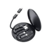 CABLE 4 EN 1 1XUSBTIPOC 1XUSB 1XLIGHTNING 1XMICROUSB 30CM 60W INCLUYE PIN PARA APERTURA DE SIM DATA CABLE SET EN CAJA