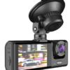 CAMARA DASHCAM 720P DUAL GRABA CALLE Y PASAJERO MICROFONO PANTALLA 2 PULGADAS SOPORTA MICROSD NO INCLUIDA INCLUYE SOPORTE TRANSFORMADOR 12V