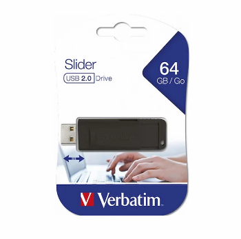 PENDRIVE 64GB VERBATIM PINSTRIPE MICROBAN USB 2.0 NEGRO 49065 PENDRIVE 64GB VERBATIM PINSTRIPE MICROBAN USB 2.0 NEGRO 49065