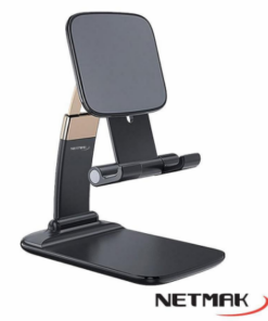 SOPORTE CELULAR UNIVERSAL NETMAK NM-HC52 ANGULO Y ALTURA REGULABLE
